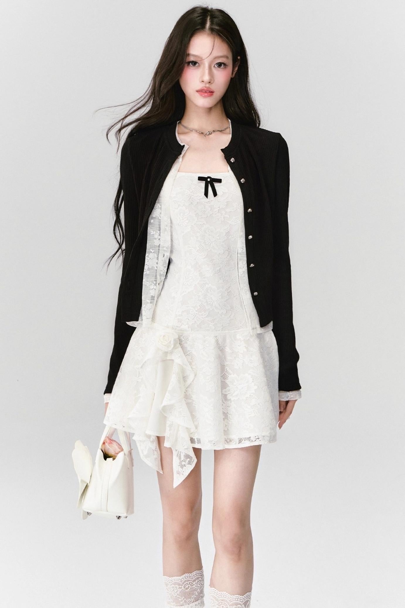 Delicate Moon Lace Dress