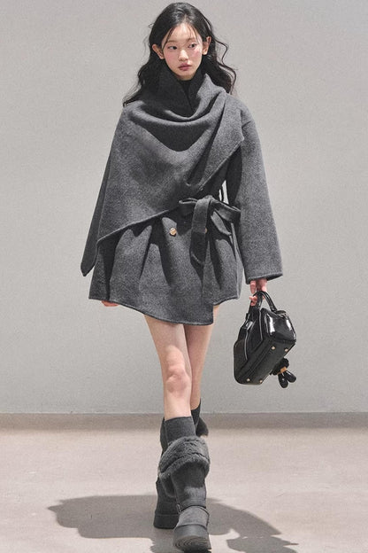 Hepburn Double-Sided Wool Coat