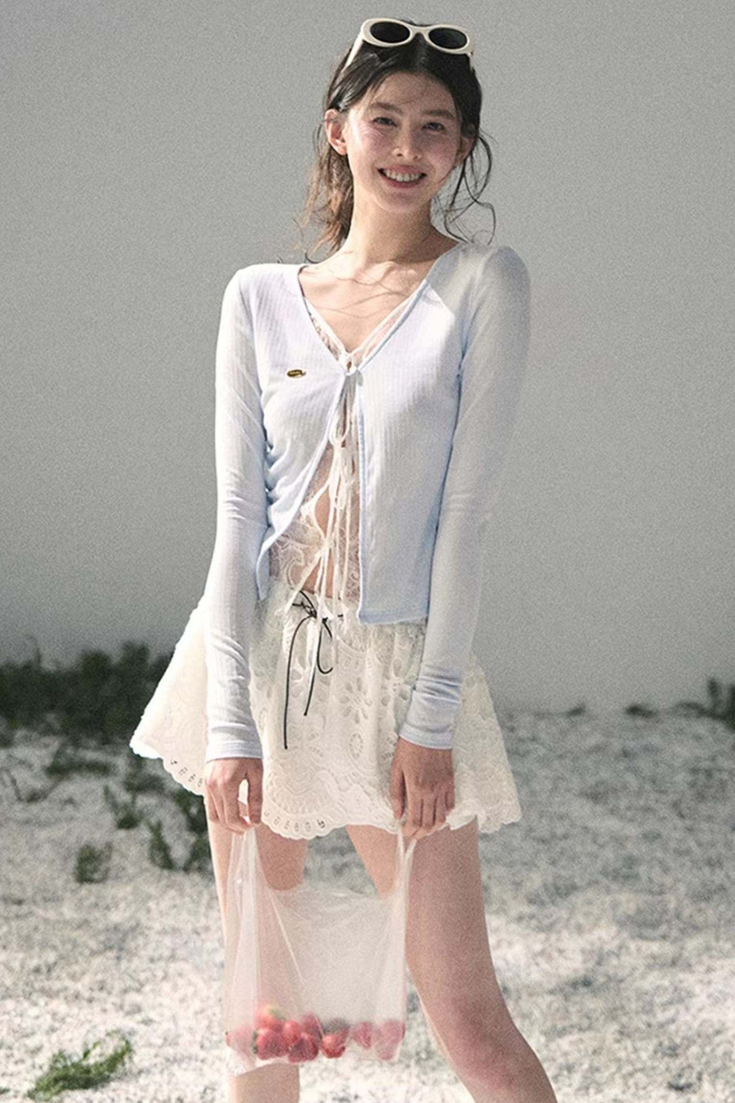 Lace Hollow-Out Top