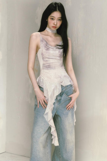 Classic Wide-Leg Jeans Pant