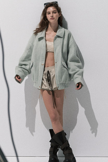 Lace Paneled Satin Inner Top