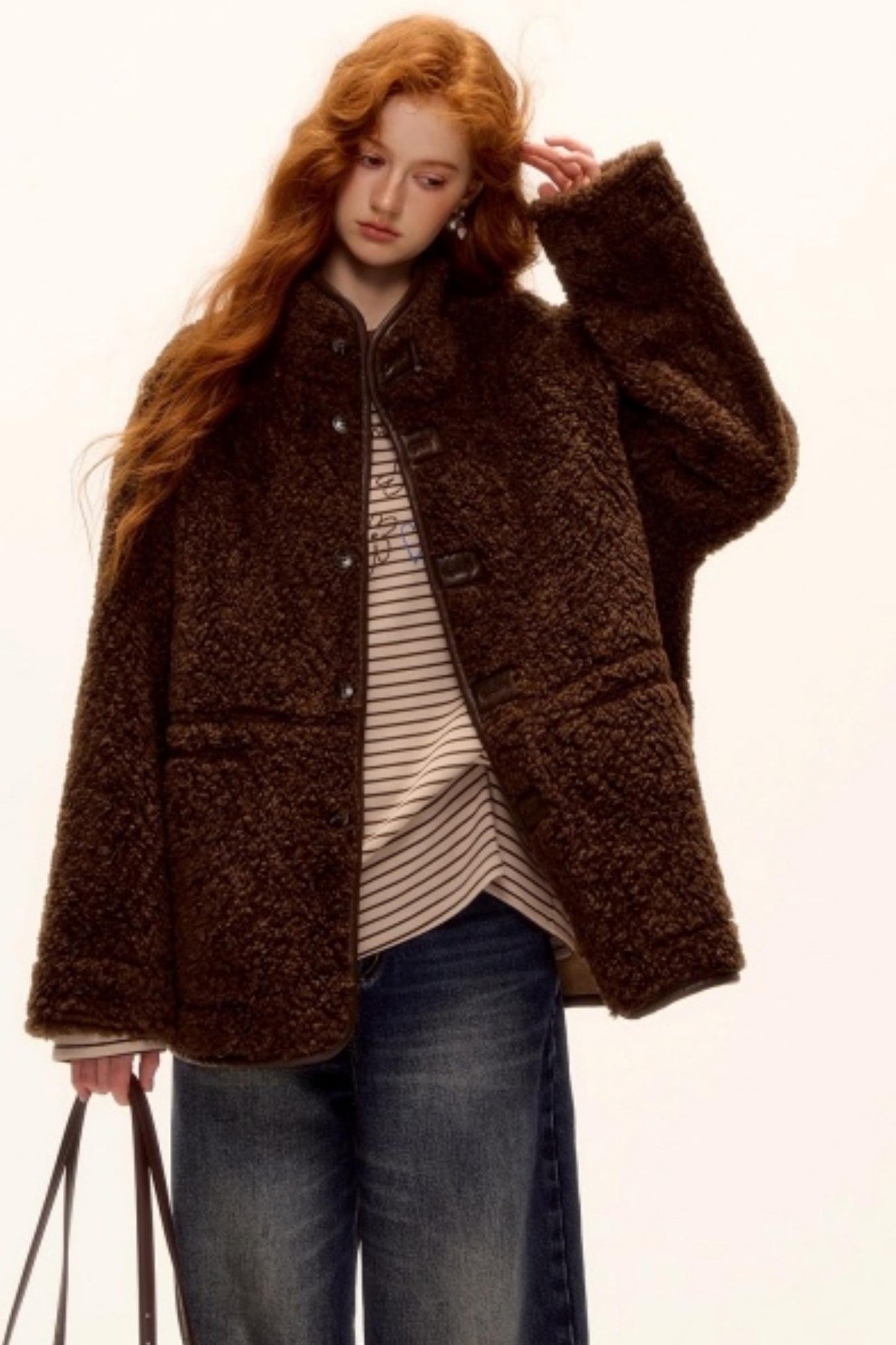 Reversible Suede Lambswool Jacket