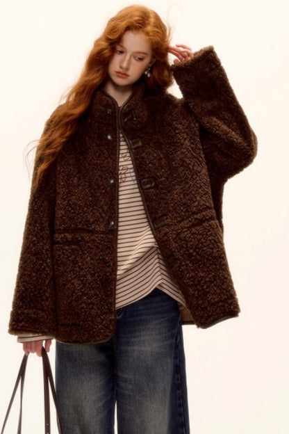 Reversible Suede Lambswool Jacket