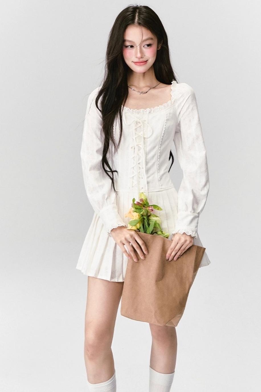 French Floral Princess Dress