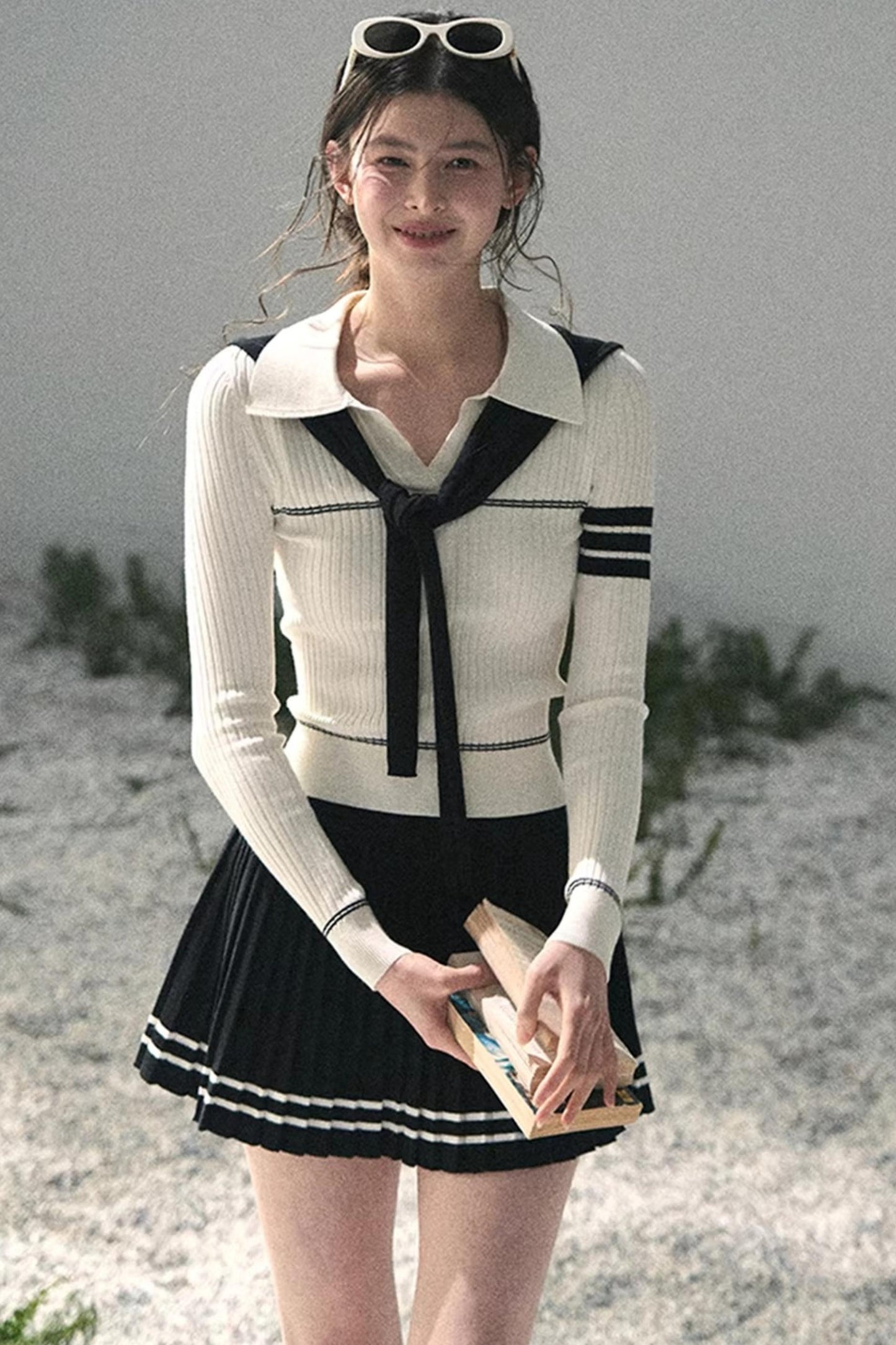 Delhi College Knit Top Set