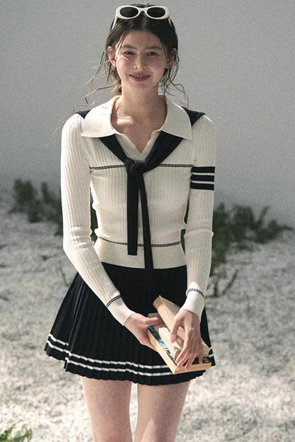 Delhi College Knit Top Set