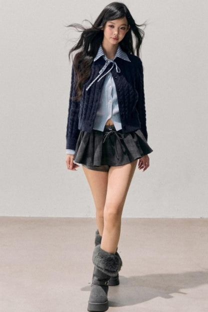 Plaid Annie Waltz Skirt