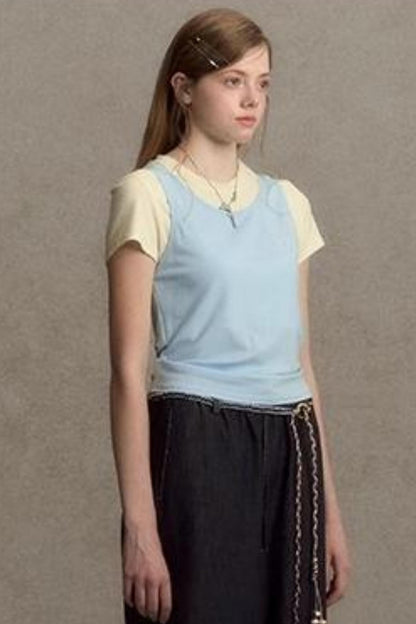 Slim Fit Two-Piece Tee