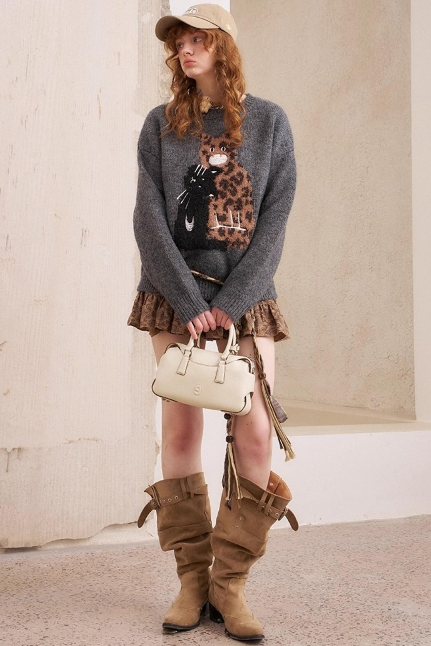 Leopard Crew Neck Sweater