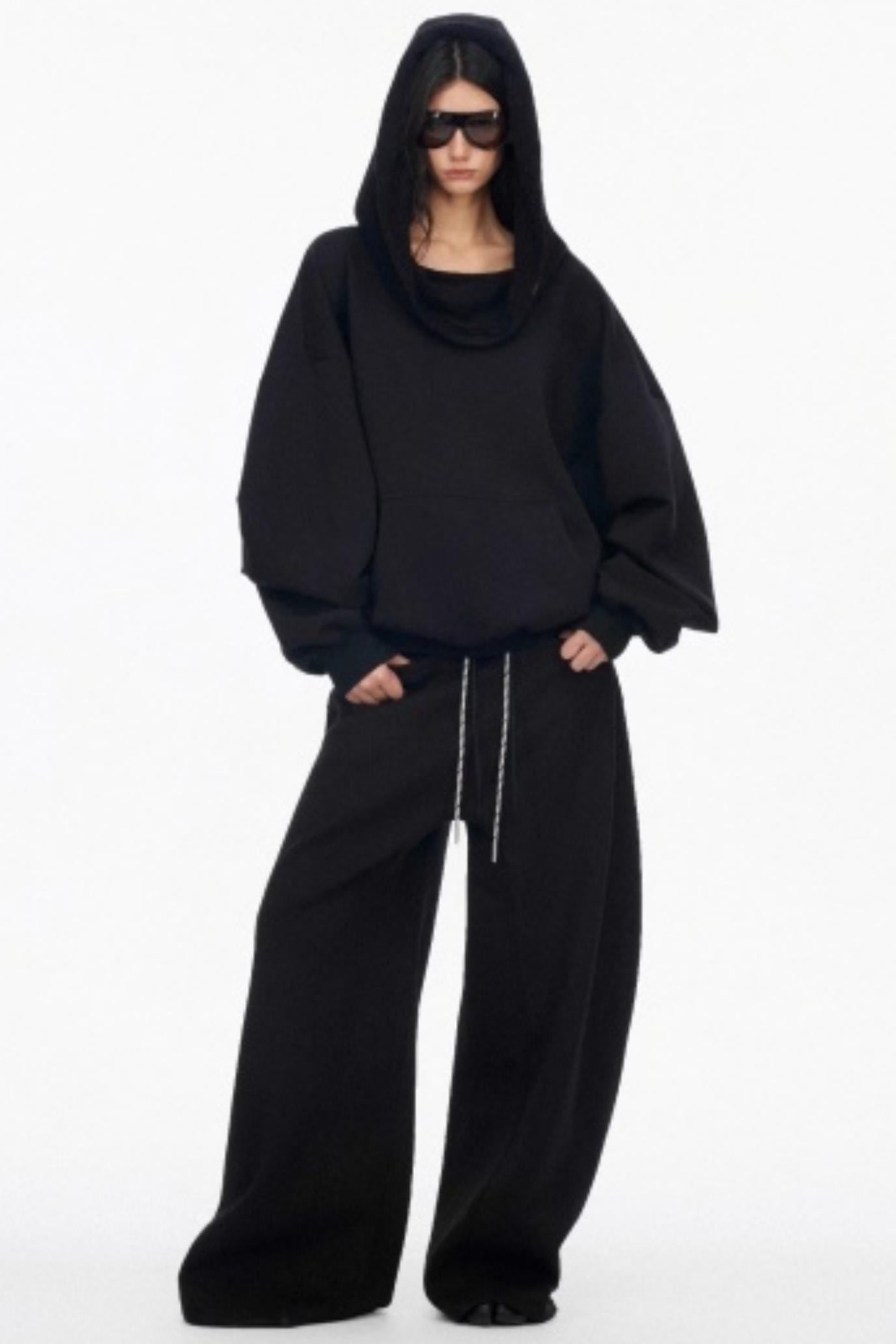 Classic Wide-Leg Fleece Sweatpants