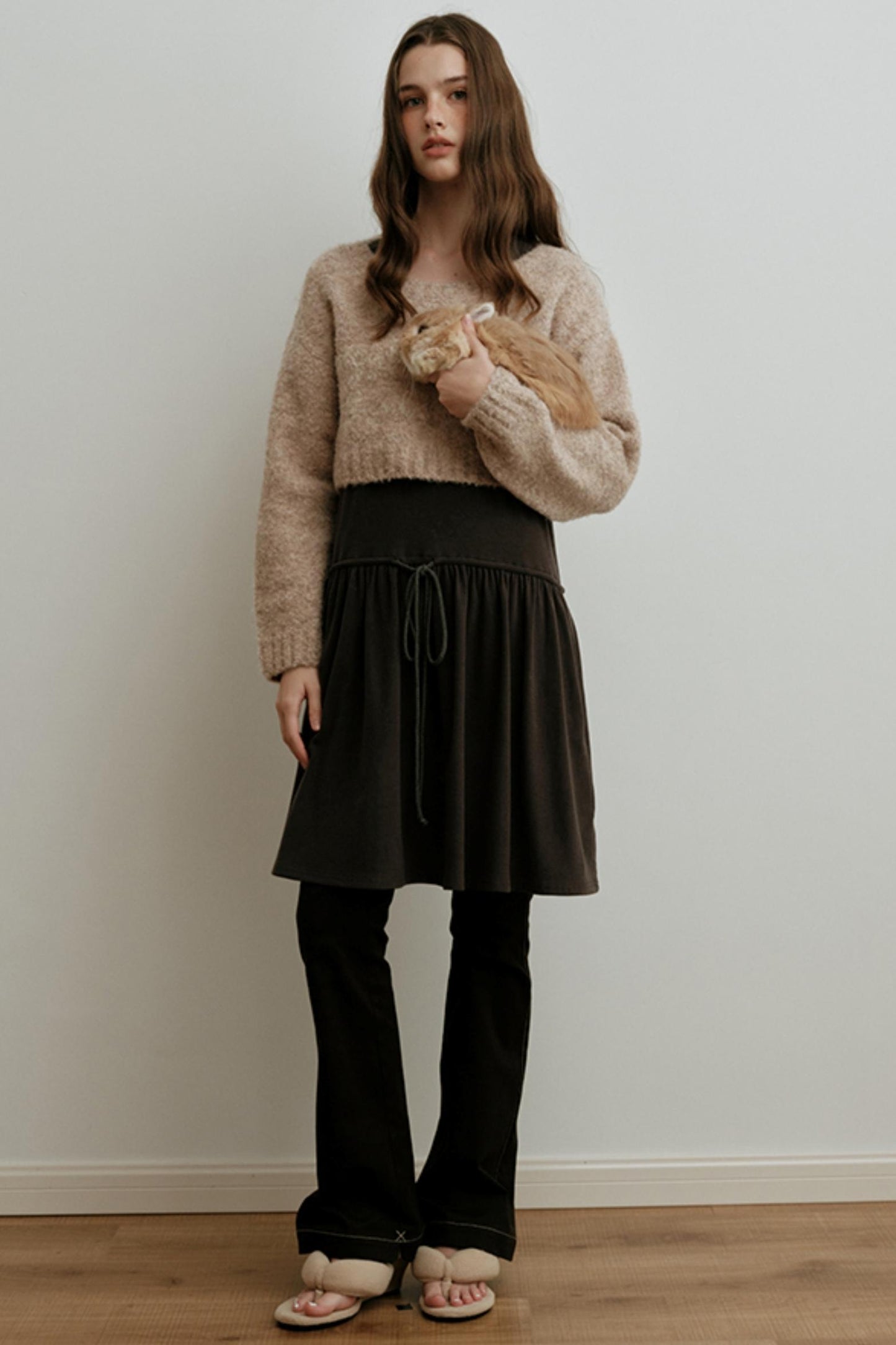 Light Luxury Wool Jacquard Top