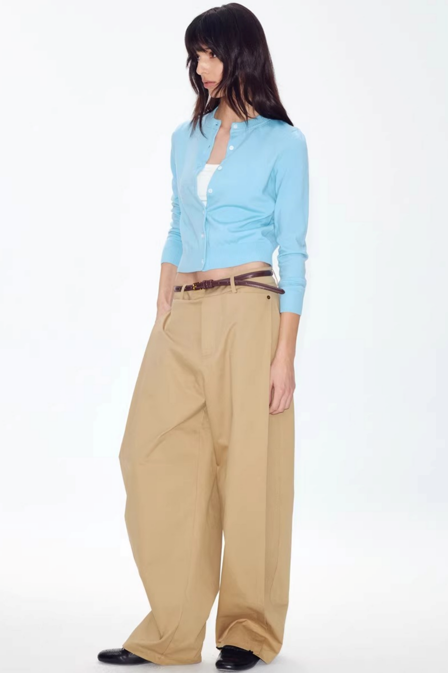 Retro Wool Colorful Cardigan Sweater