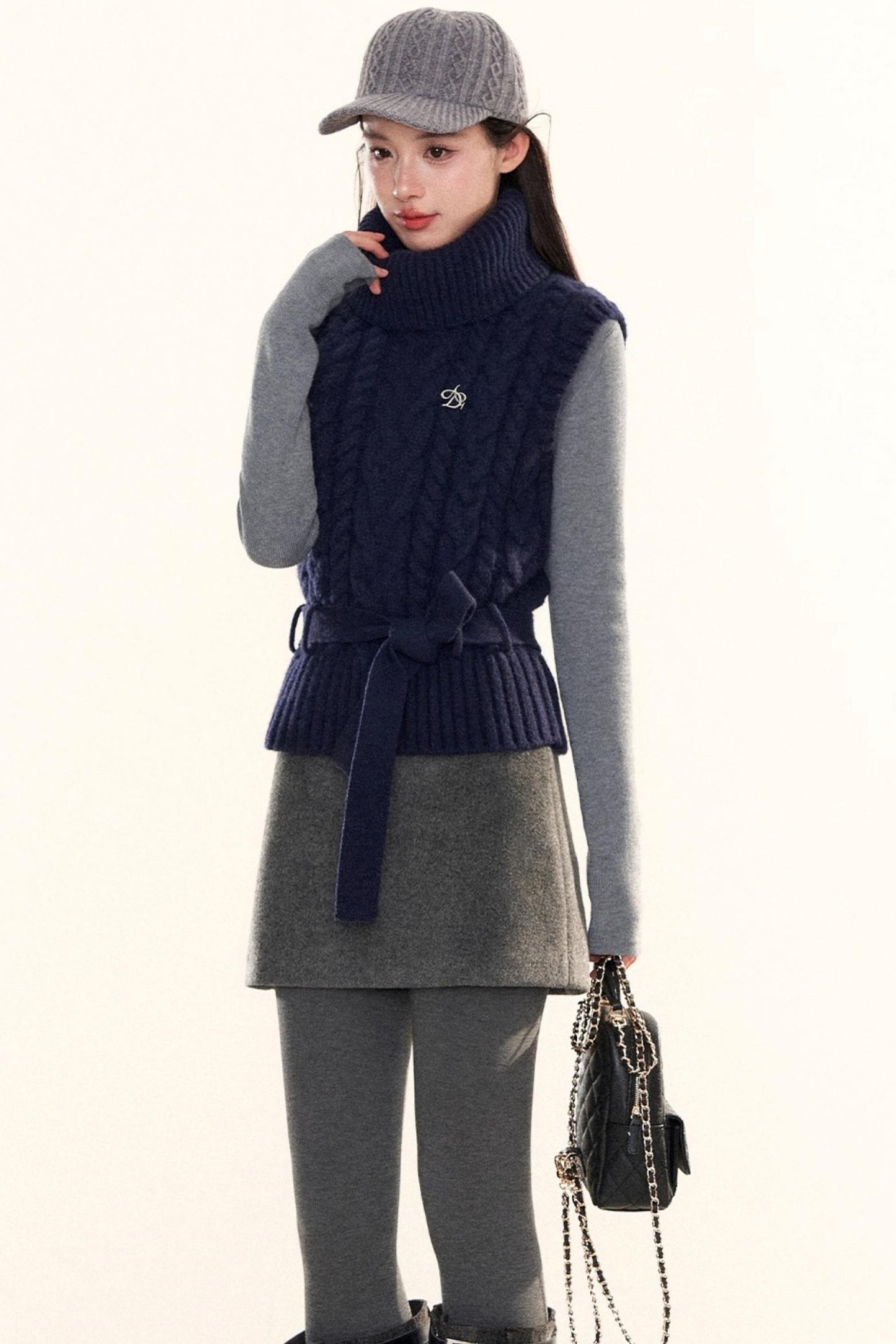 Vintage Cable Knit Vest