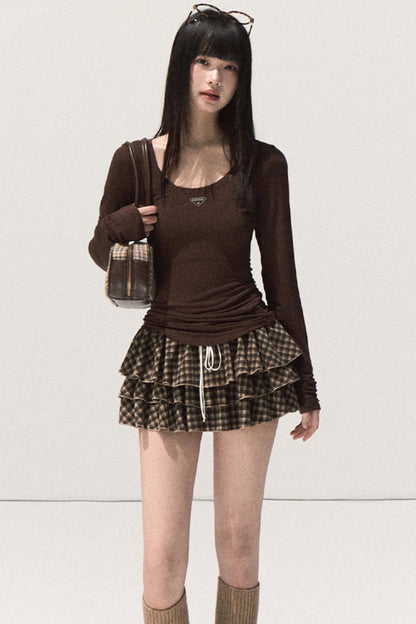 Skin Emotion Wool Knitted Top