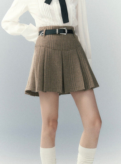 Pleated Skirt Suit