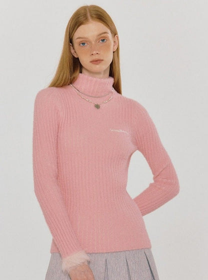 Solid Color Knitted Tops