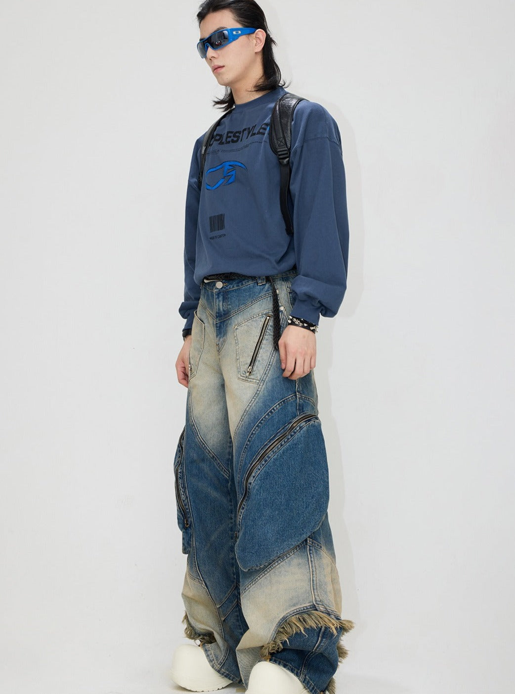 Cargo jeans pants