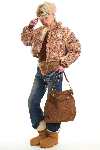 Retro Leopard Cotton Jacket