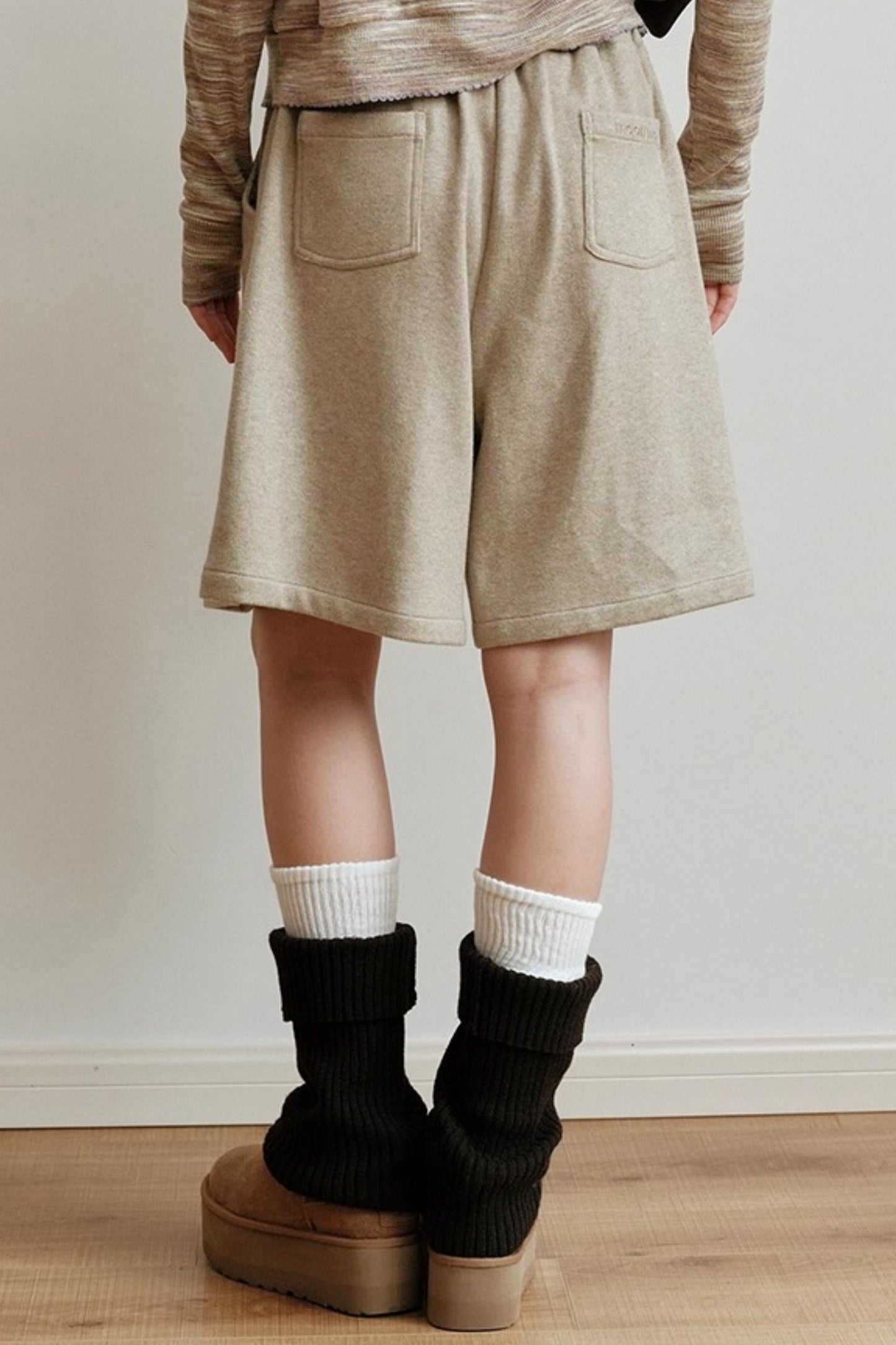 Gold Label Knitted Wool Blend Calf Sock Cover