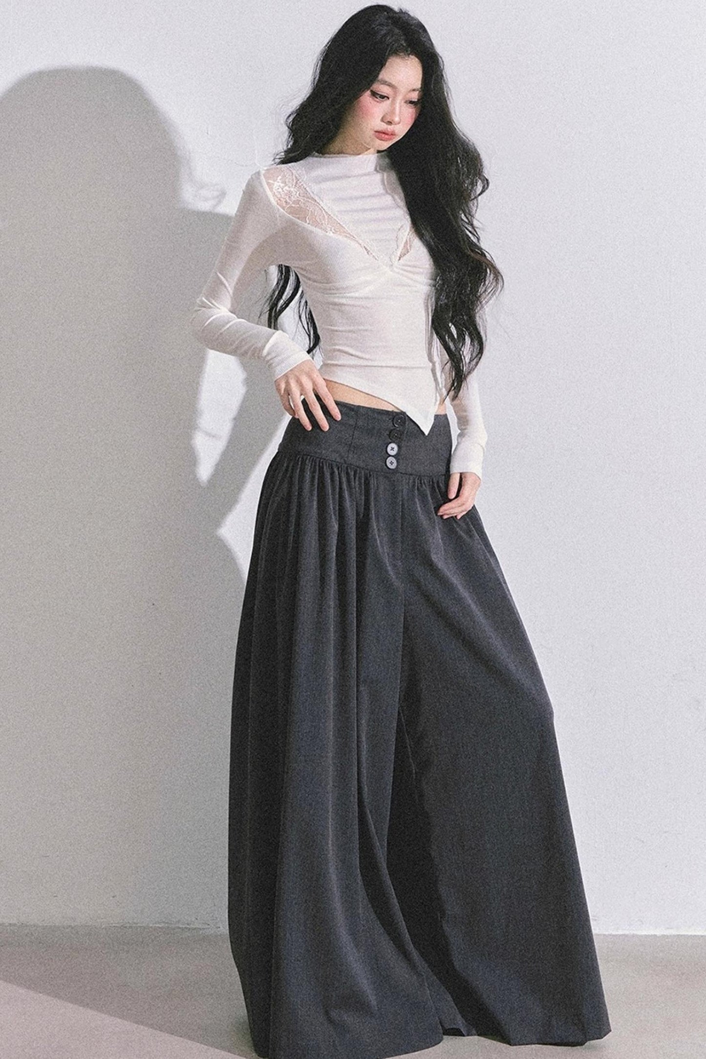 Lace Pure Desire Sexy Knitted T-Shirt