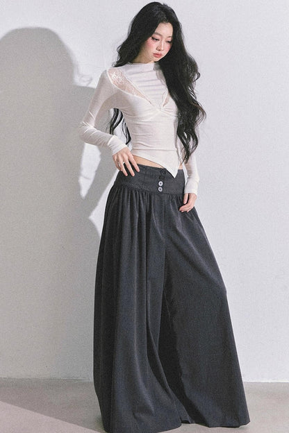 Lace Pure Desire Sexy Knitted T-Shirt