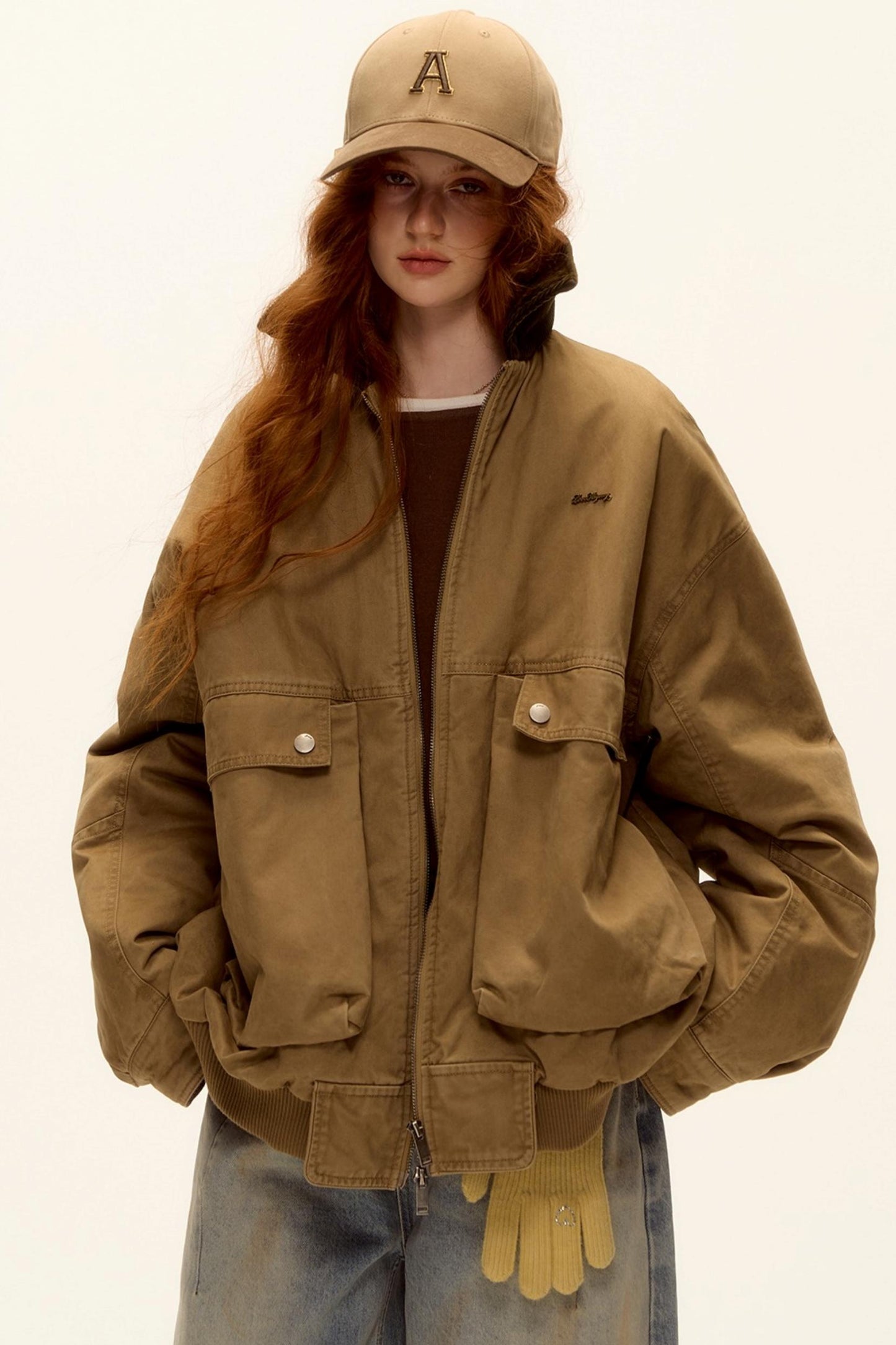 Corduroy Patchwork Retro Jacket Set-Up