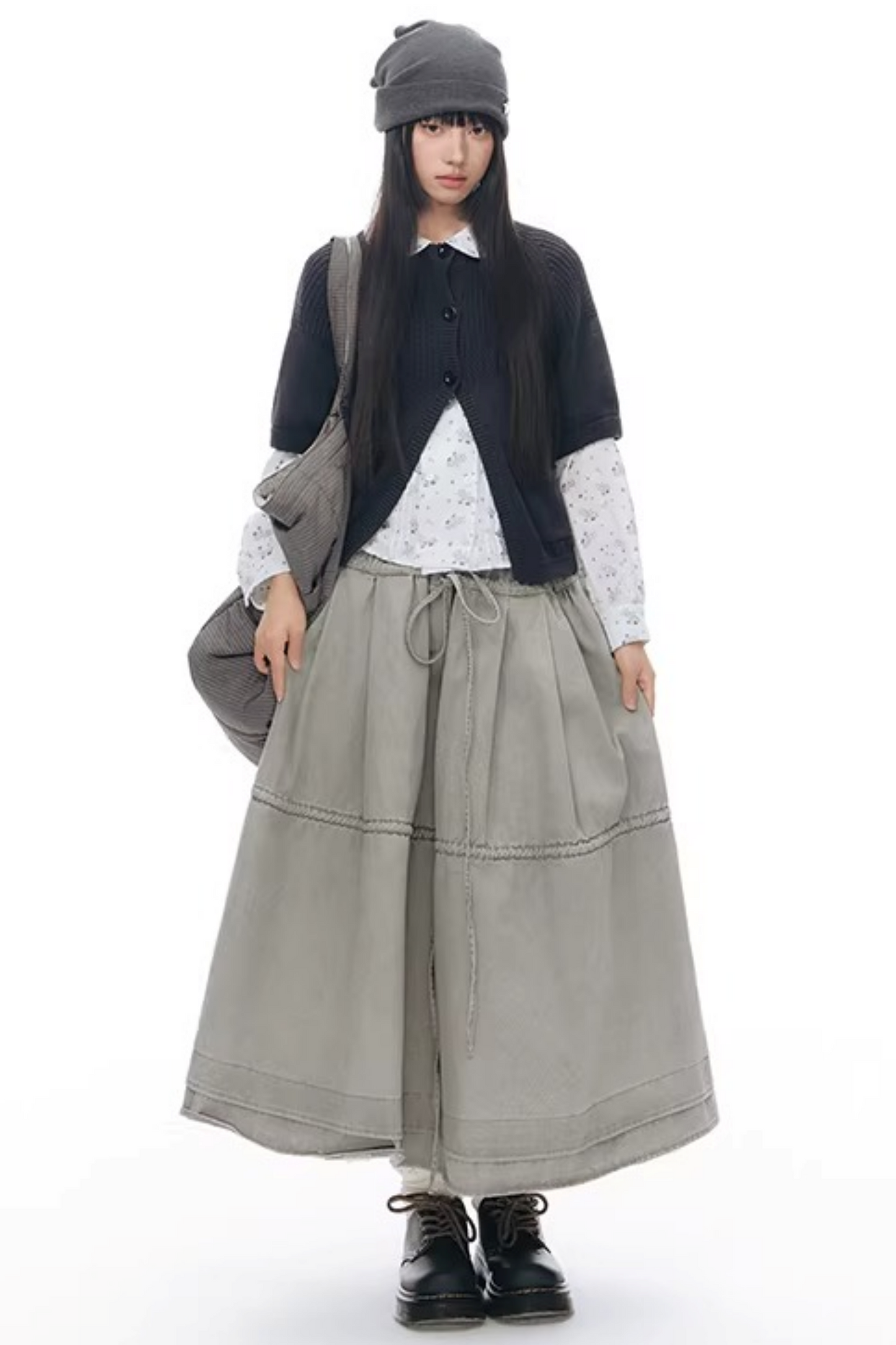 Pony Print Shirt and Skirt Matching Set