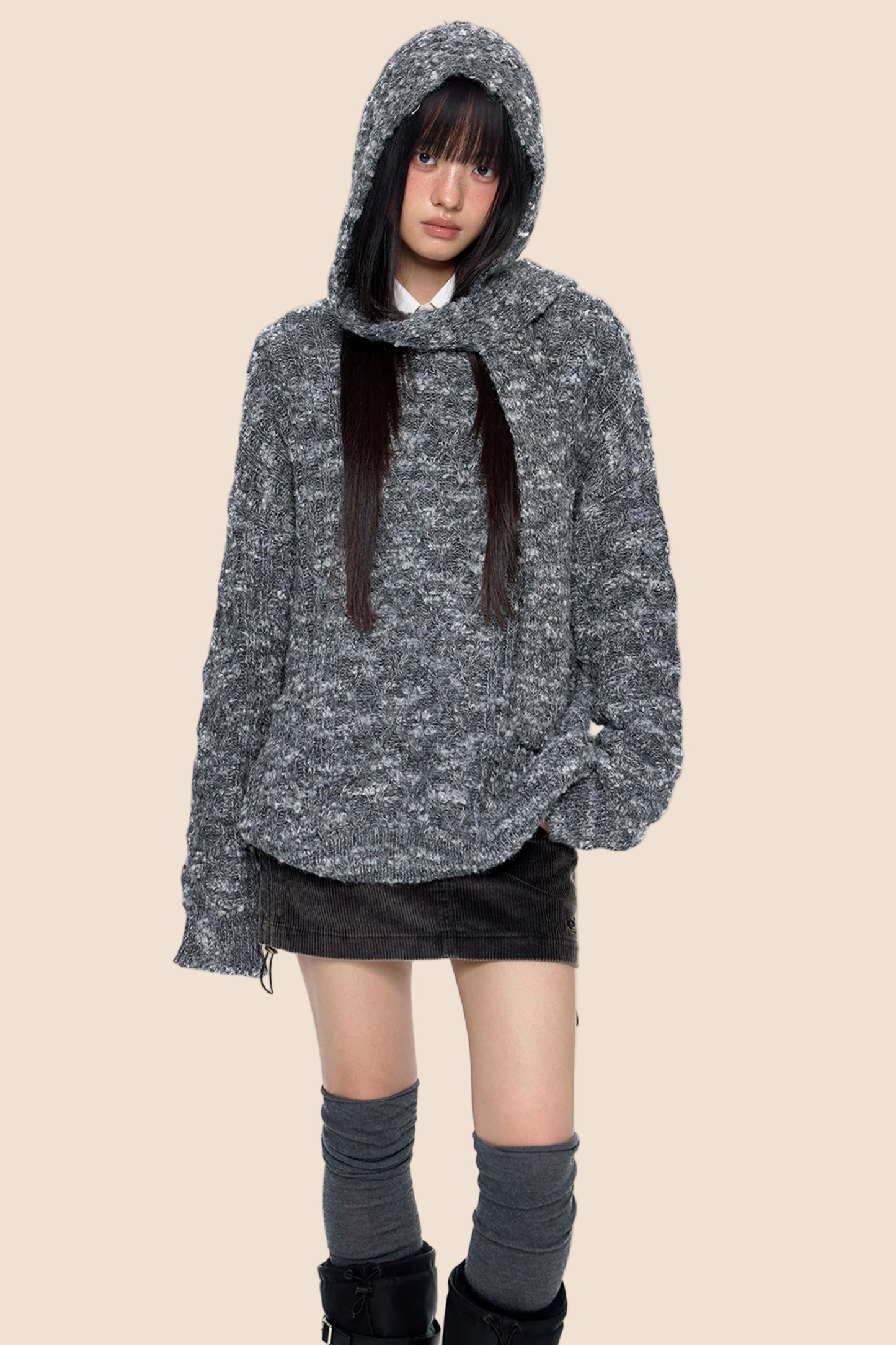 Vintage Knitted Top & Hat Set