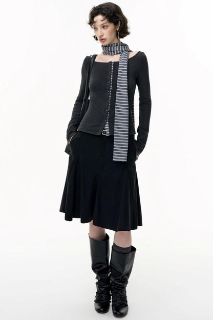 Black Slimming Skirt