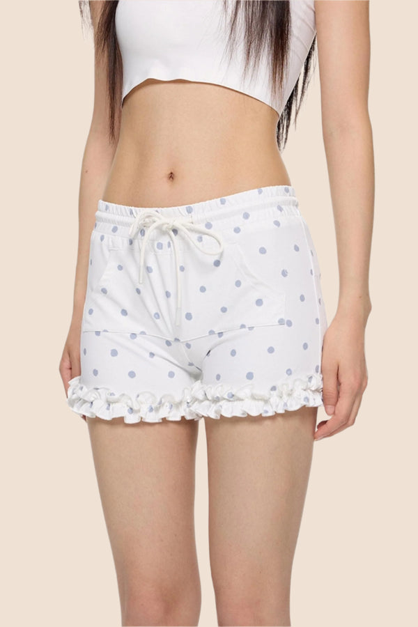 Summer Polka Dot Hoodie Set-Up