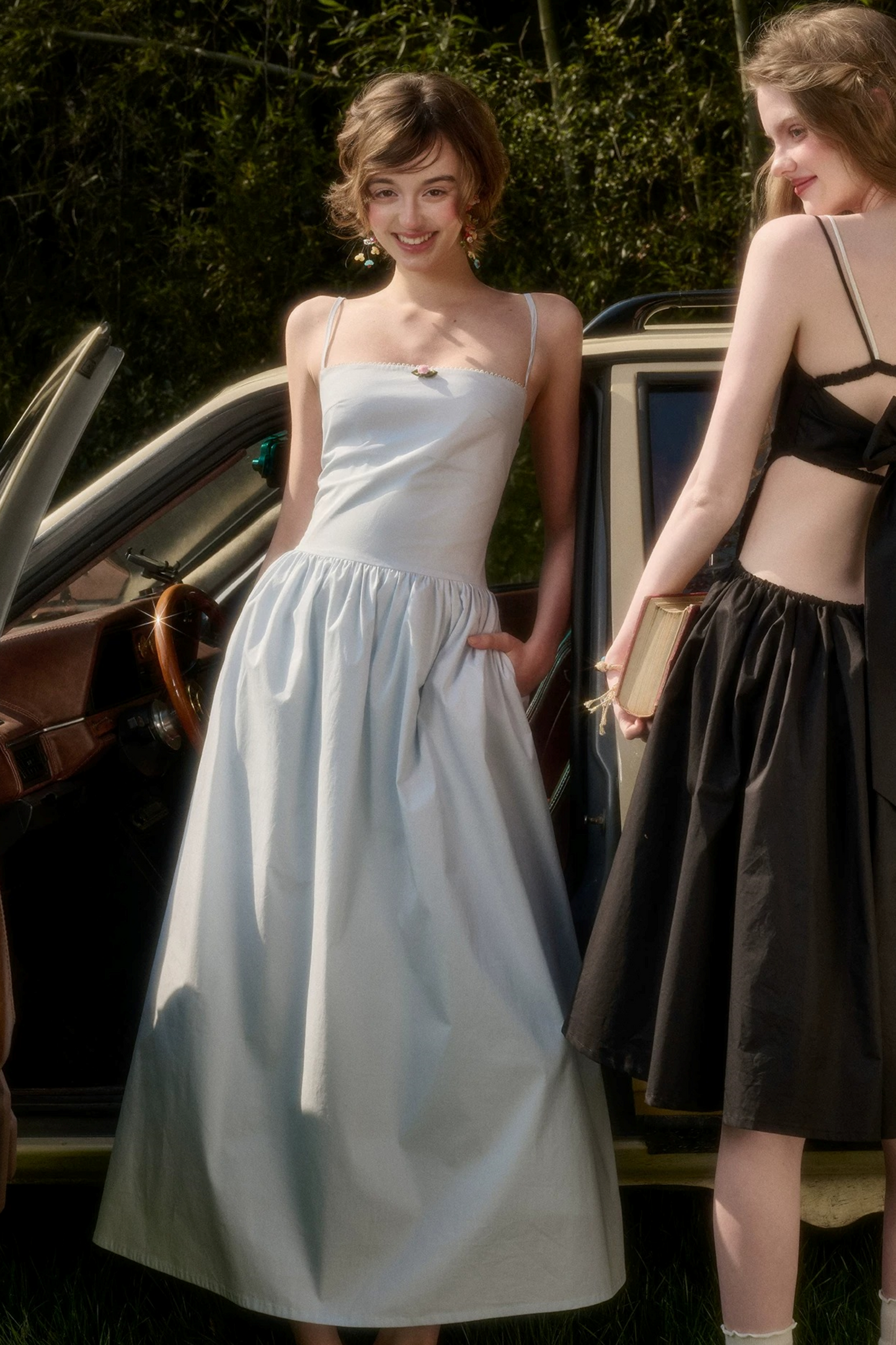 Babyblaues Baumwoll-Feenkleid