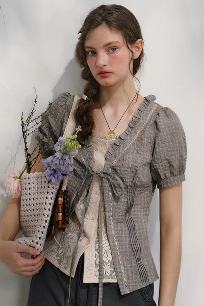 Cloud Peony Lace Blouse