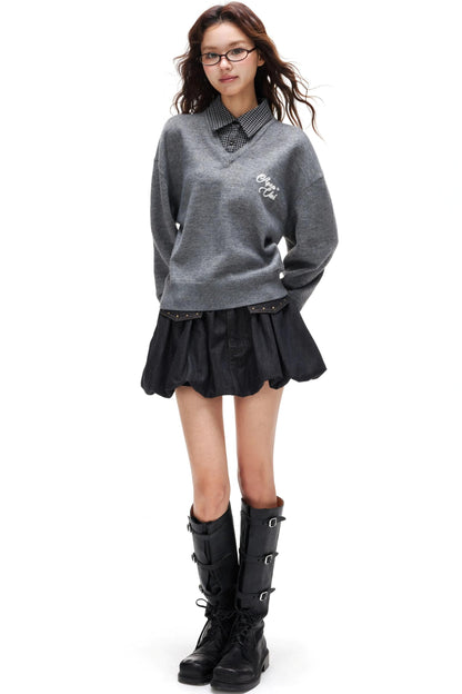 Floral Bud A-Line Skirt