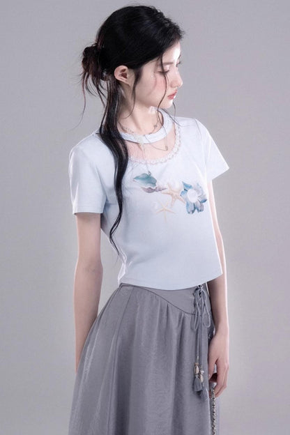 Oceanic Round Neck Tee