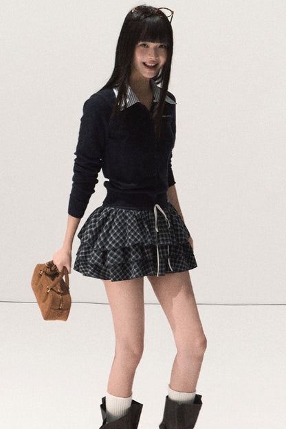 Slim Fit Wool Knit Top