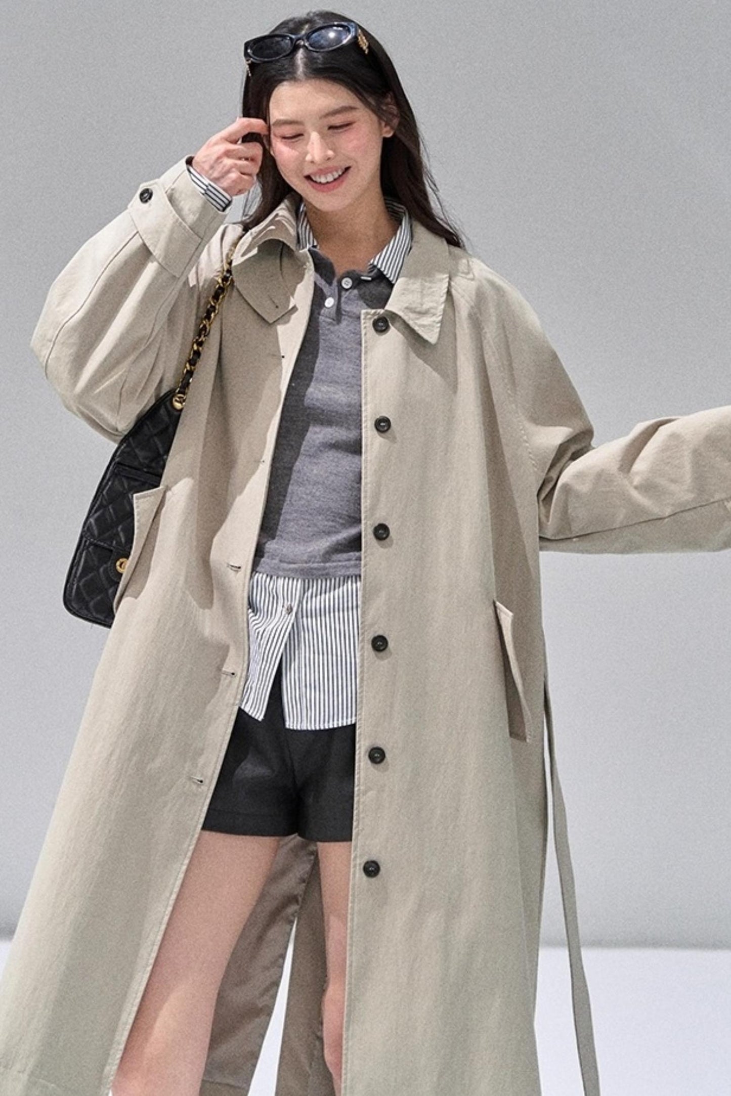 Black Leather Womens Shorts