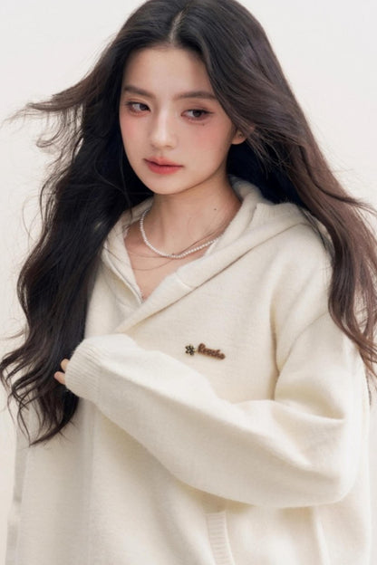 Luxury Wool Hooded Jacket Set-Up