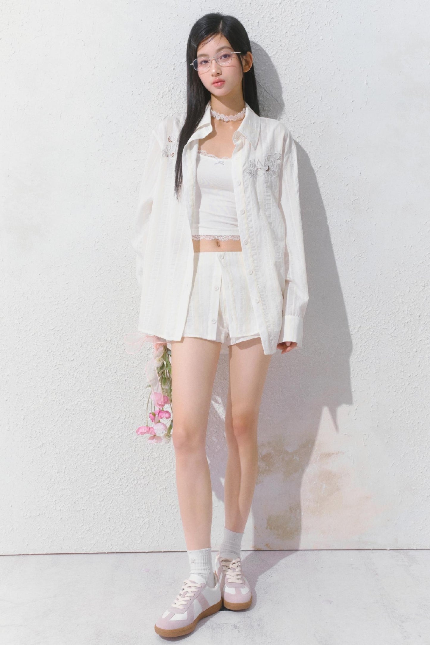 Sporty Strap Knit Top Set-Up