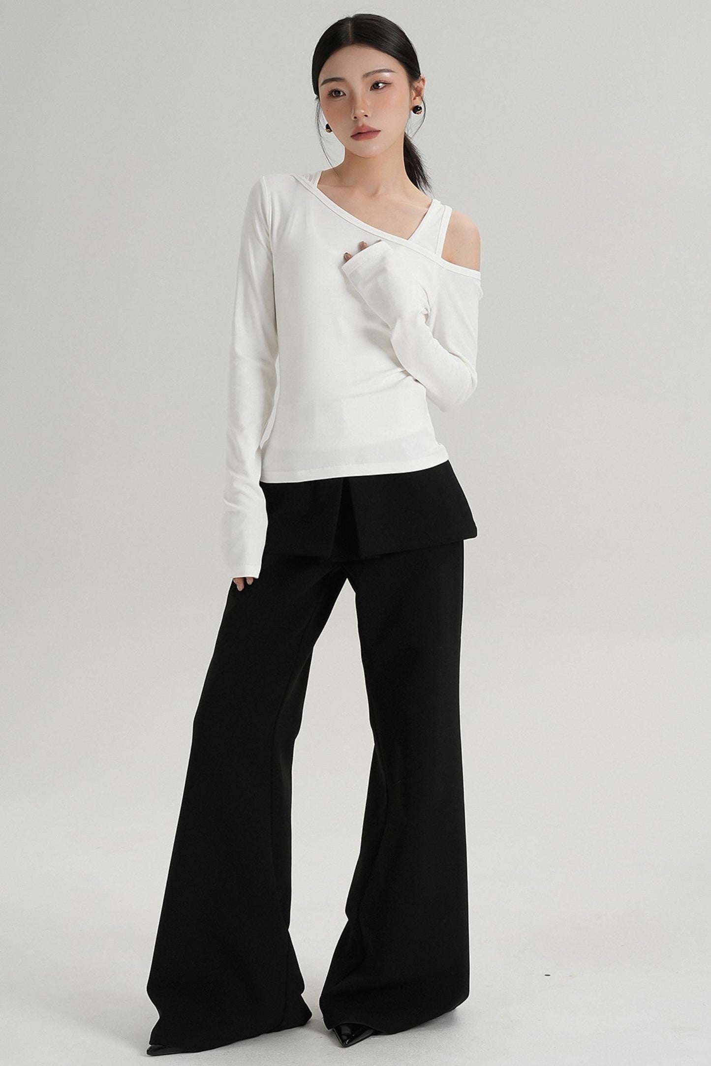 Long Sleeves Layered T-Shirt Set