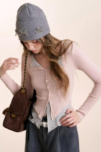 Romantic Wool Blend Cardigan