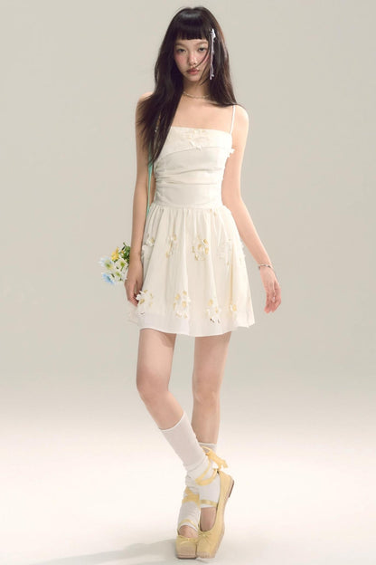 Coastal Floral Halter Dress