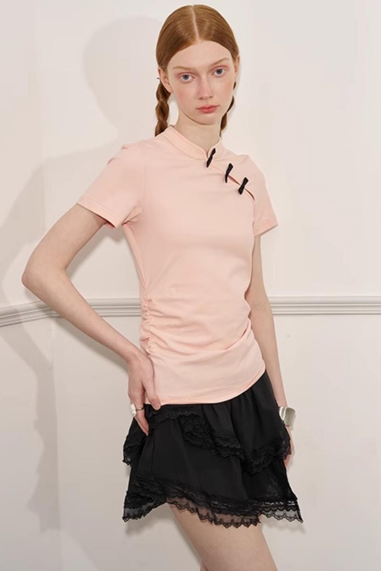 Slim Fit Colorblock Top