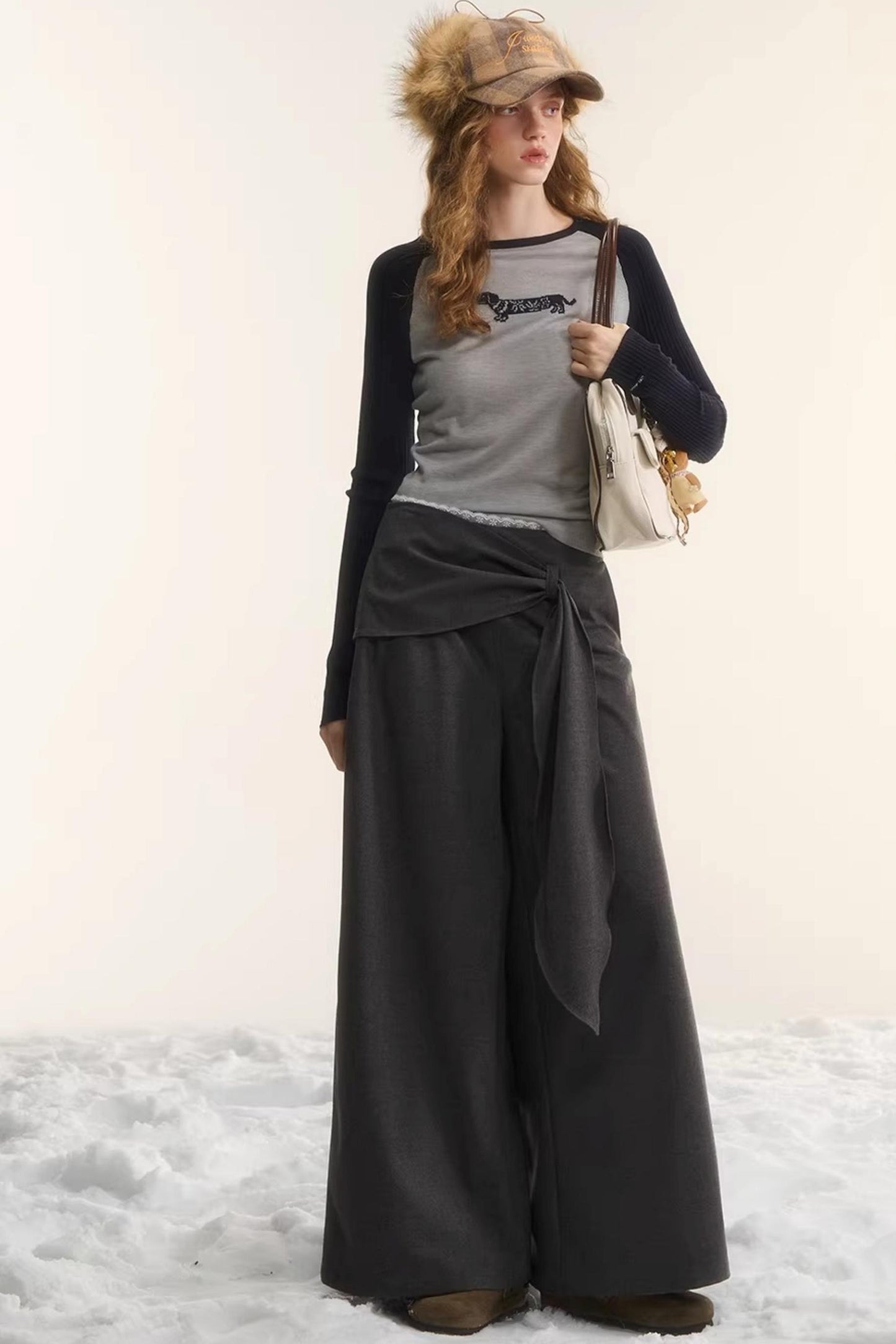 Wool Fair Isle Dachshund Top