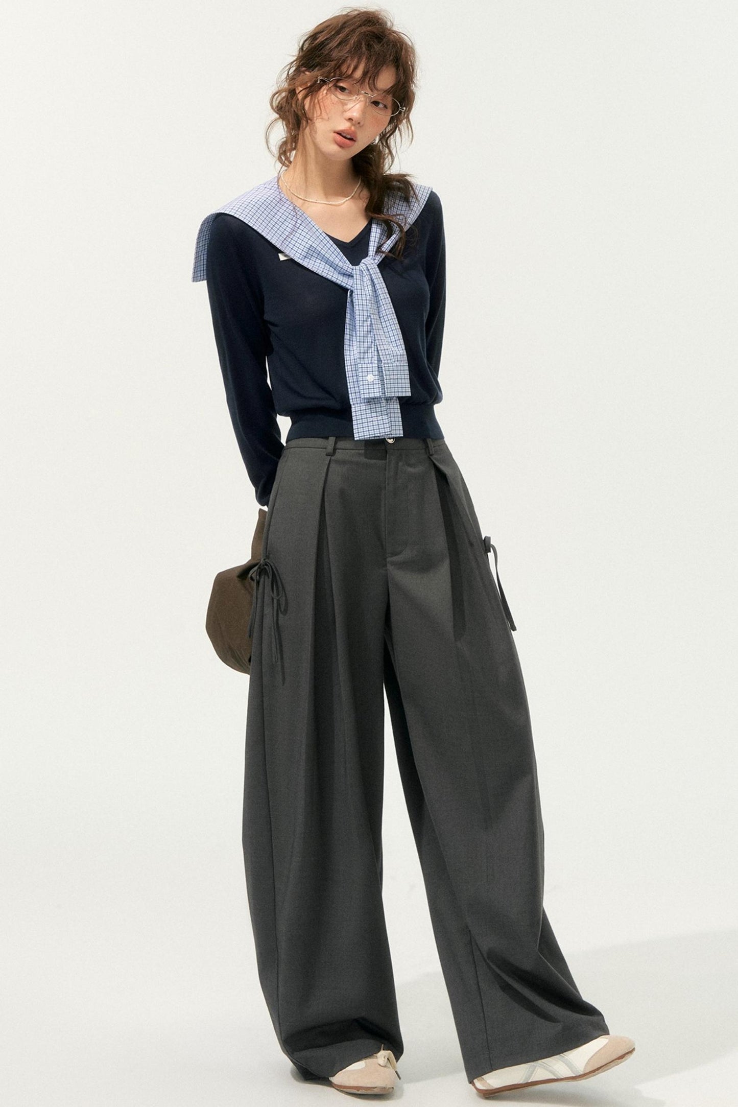 Loose Drape Straight Pants