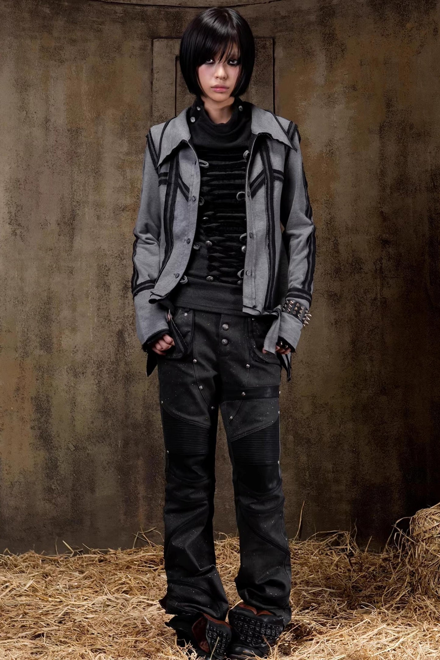 Palace Punk Straight-Leg Pants