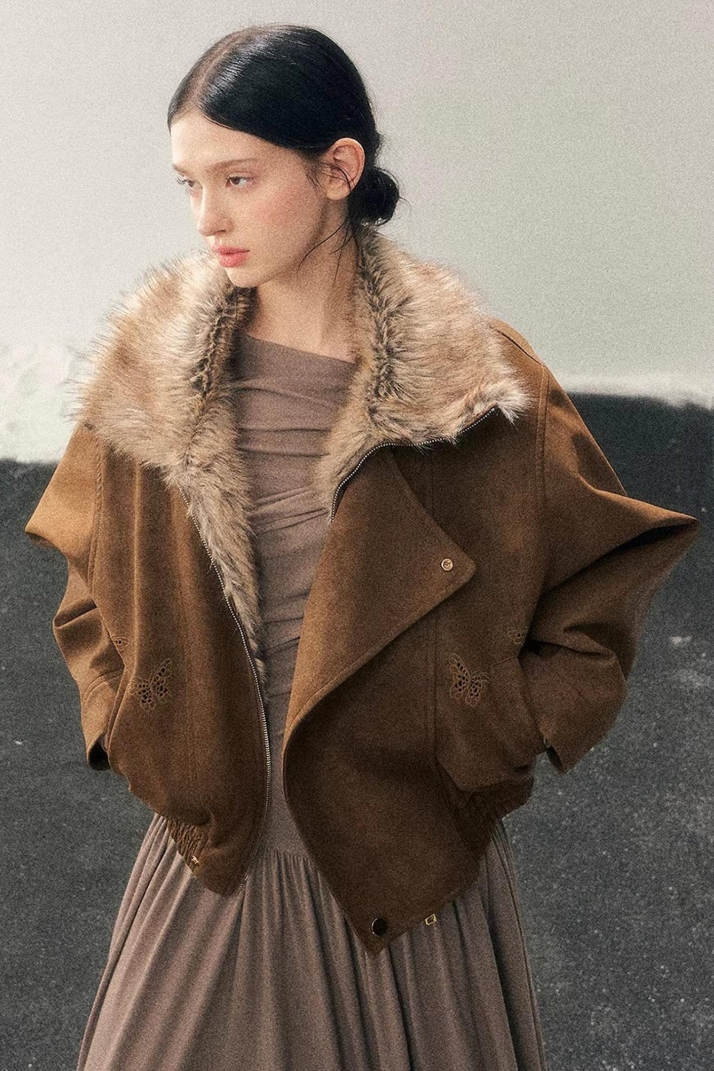 Hepburn Padded Butterfly Coat