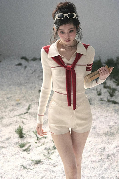 Delhi College Knit Top Set