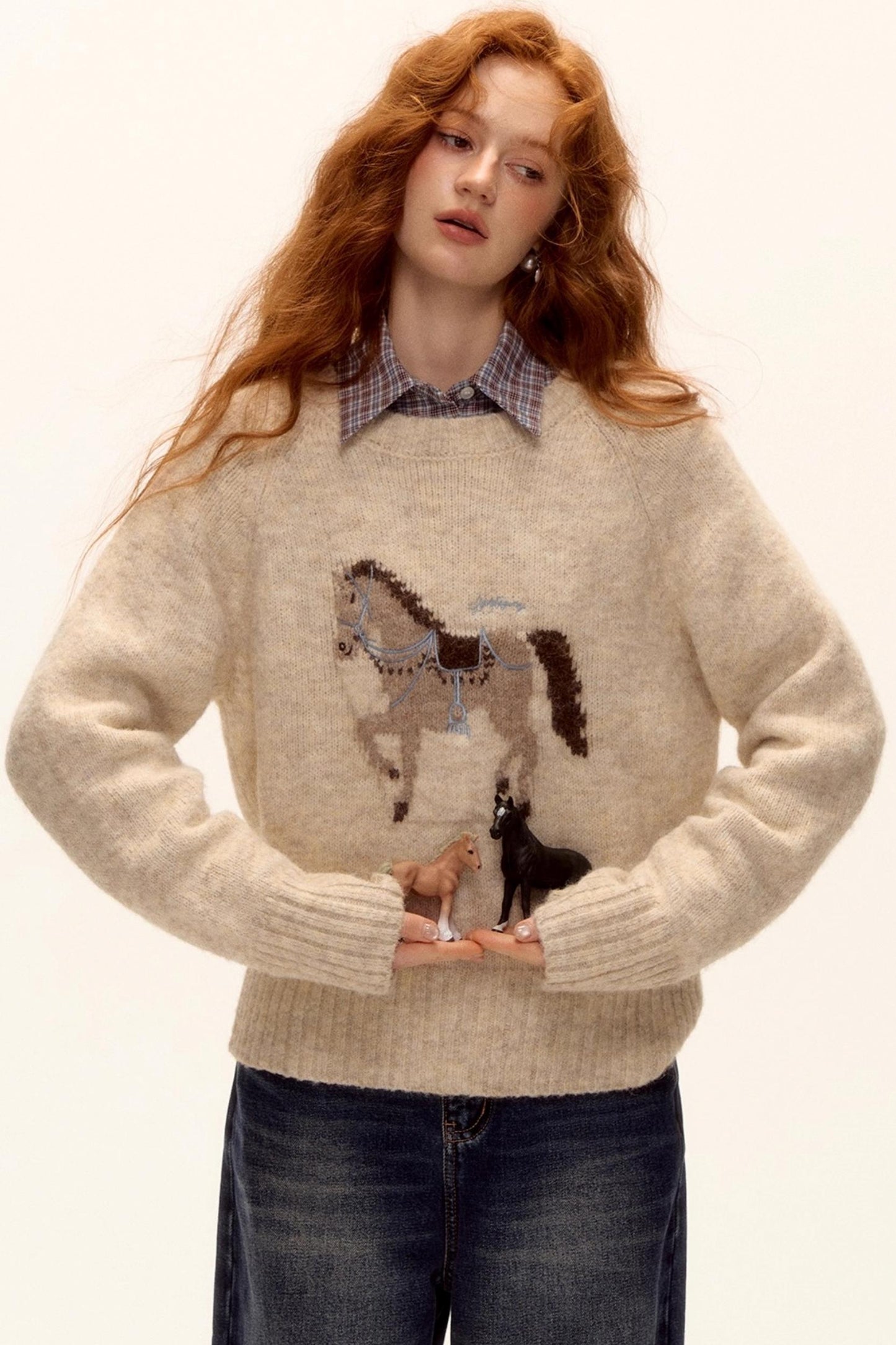 Lucky Pony Wool Sweater