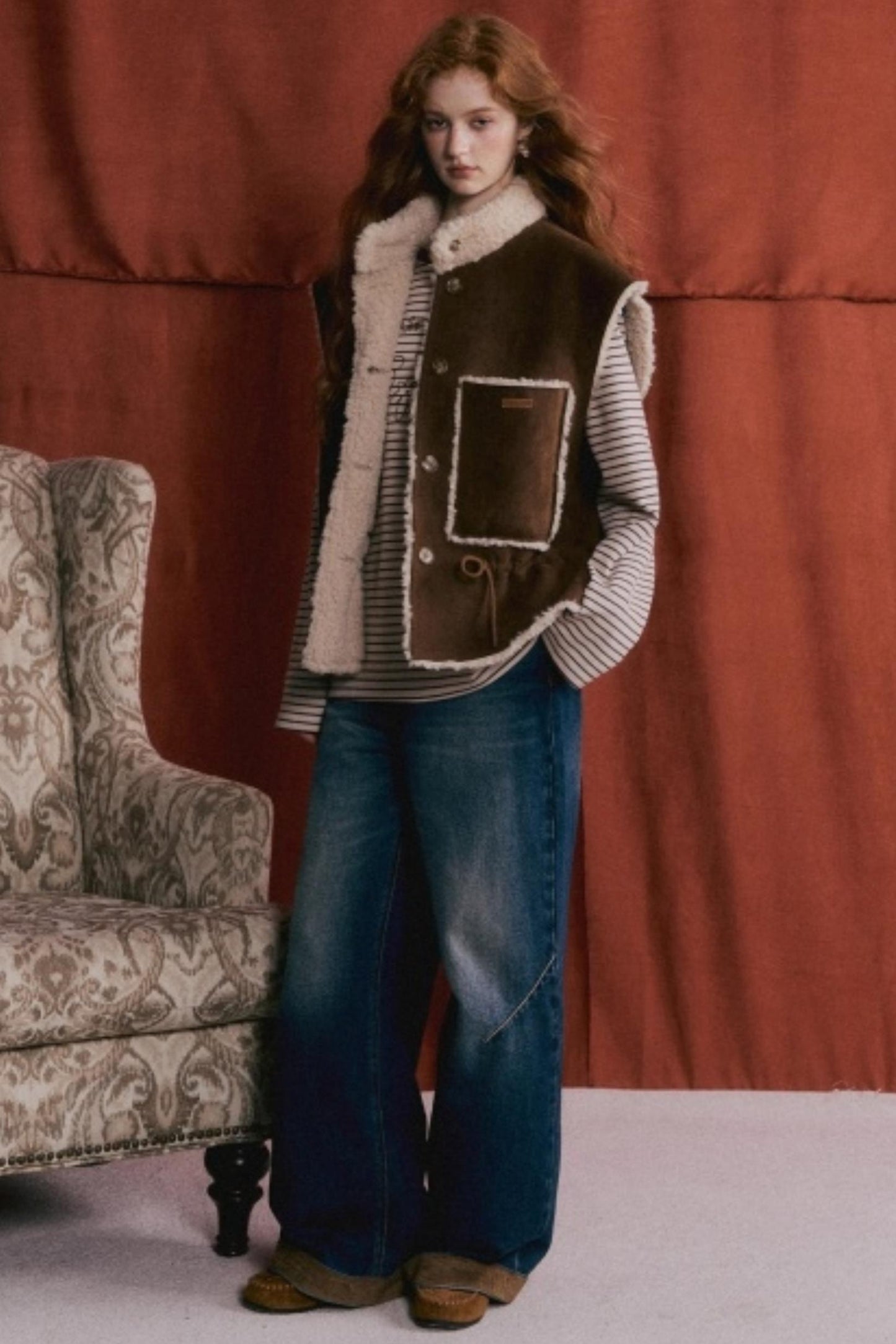 Reversible Embroidery Vest