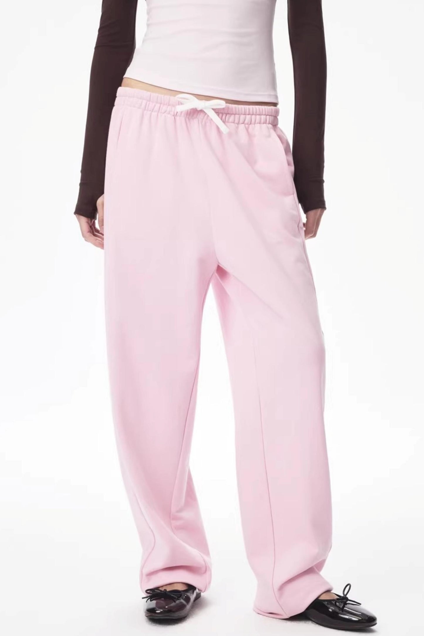 Color-Blocked Carrot Pants